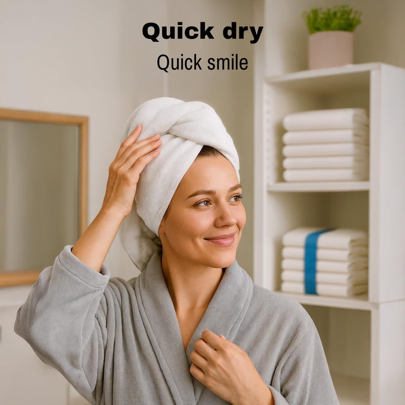 Jmr Usa Inc. JMR 100% Cotton Utility Towels Bulk Pack - 12-Pack 22 x 44 Thin Quick-Dry Cleaning Cloths for Gym, Pets, Kitchen, Travel & Auto - Lightweight Reusable White Towels - Image 2